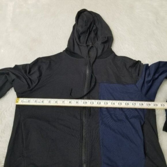 Alala Mesa Zip-Front Color Block Full Zipper Front Jersey Hoodie Women's Large - Picture 8 of 13